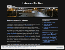 Tablet Screenshot of lakesandpebbles.wordpress.com