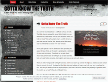 Tablet Screenshot of gottaknowthetruth.wordpress.com