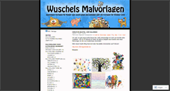 Desktop Screenshot of malvorlagen.wordpress.com
