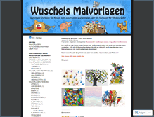 Tablet Screenshot of malvorlagen.wordpress.com