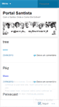 Mobile Screenshot of portalsantista.wordpress.com