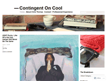 Tablet Screenshot of contingentoncool.wordpress.com