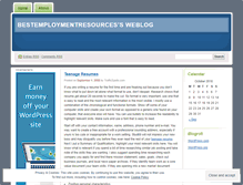 Tablet Screenshot of bestemploymentresources.wordpress.com