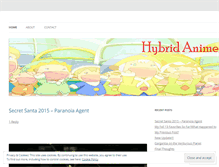 Tablet Screenshot of hybridanime.wordpress.com