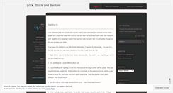 Desktop Screenshot of lockstockandbedlam.wordpress.com