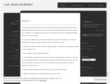 Tablet Screenshot of lockstockandbedlam.wordpress.com