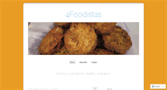 Desktop Screenshot of 4foodistas.wordpress.com