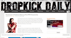 Desktop Screenshot of dropkickdaily.wordpress.com