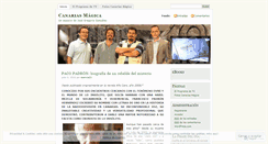 Desktop Screenshot of canariasmagica.wordpress.com