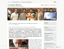 Tablet Screenshot of canariasmagica.wordpress.com