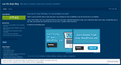 Desktop Screenshot of lacithedog.wordpress.com