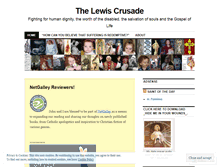 Tablet Screenshot of lewiscrusade.wordpress.com