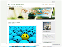 Tablet Screenshot of hisfreshwind.wordpress.com
