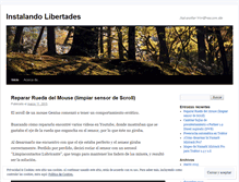 Tablet Screenshot of instalandolibertades.wordpress.com