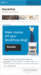 Mobile Screenshot of myvenice.wordpress.com