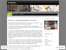 Tablet Screenshot of myvenice.wordpress.com