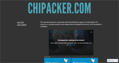 Desktop Screenshot of chipacker.wordpress.com