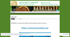 Desktop Screenshot of narciscebria.wordpress.com