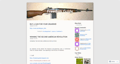 Desktop Screenshot of freedomguide.wordpress.com