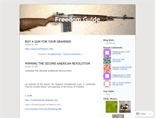 Tablet Screenshot of freedomguide.wordpress.com