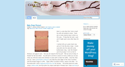 Desktop Screenshot of cakechatter.wordpress.com