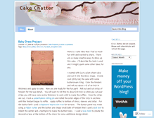 Tablet Screenshot of cakechatter.wordpress.com