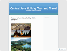Tablet Screenshot of centraljavaholiday.wordpress.com