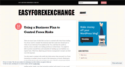 Desktop Screenshot of easyforexexchange.wordpress.com