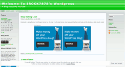 Desktop Screenshot of irock7878.wordpress.com