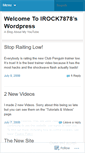 Mobile Screenshot of irock7878.wordpress.com