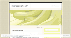 Desktop Screenshot of impressivehealth.wordpress.com