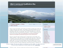 Tablet Screenshot of learningandqualifications.wordpress.com