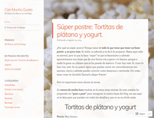 Tablet Screenshot of conmuchogusto.wordpress.com