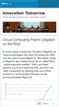 Mobile Screenshot of innovationtomorrow.wordpress.com