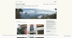 Desktop Screenshot of espaciolibrecuba.wordpress.com