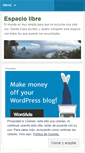 Mobile Screenshot of espaciolibrecuba.wordpress.com