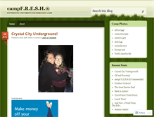 Tablet Screenshot of campfresh.wordpress.com