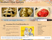 Tablet Screenshot of grandmaflorecipes.wordpress.com