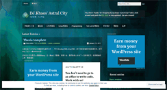 Desktop Screenshot of djkhaos.wordpress.com