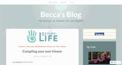 Desktop Screenshot of beccapet.wordpress.com