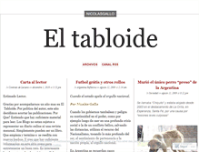 Tablet Screenshot of eltabloide.wordpress.com