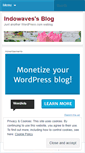Mobile Screenshot of indowaves.wordpress.com