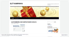 Desktop Screenshot of elitkampanya.wordpress.com