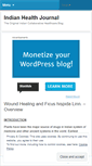 Mobile Screenshot of indianhealthjournal.wordpress.com