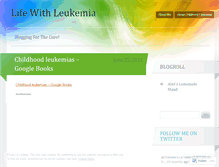 Tablet Screenshot of lifewithleukemia.wordpress.com