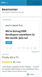 Mobile Screenshot of bearrunner.wordpress.com
