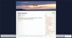 Desktop Screenshot of epos.wordpress.com