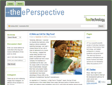 Tablet Screenshot of foodtecheperspective.wordpress.com