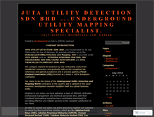 Tablet Screenshot of jutadetection.wordpress.com