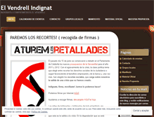 Tablet Screenshot of elvendrellindignat.wordpress.com